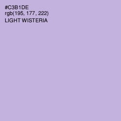 #C3B1DE - Light Wisteria Color Image