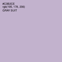 #C3B2CE - Gray Suit Color Image