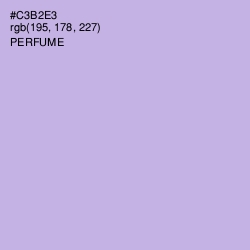 #C3B2E3 - Perfume Color Image