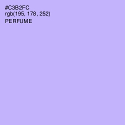 #C3B2FC - Perfume Color Image