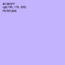 #C3B3FF - Perfume Color Image