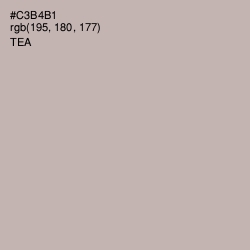 #C3B4B1 - Tea Color Image