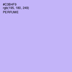 #C3B4F9 - Perfume Color Image