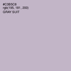 #C3B5C8 - Gray Suit Color Image