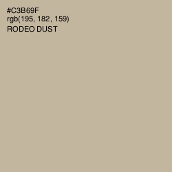 #C3B69F - Rodeo Dust Color Image