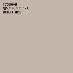 #C3B6AB - Bison Hide Color Image