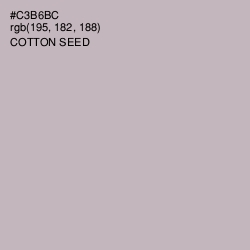 #C3B6BC - Cotton Seed Color Image