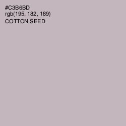 #C3B6BD - Cotton Seed Color Image