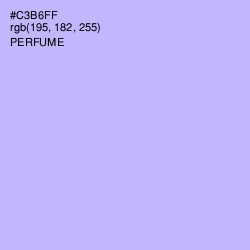 #C3B6FF - Perfume Color Image