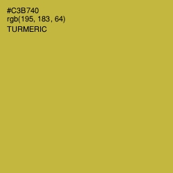 #C3B740 - Turmeric Color Image