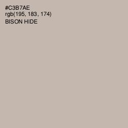 #C3B7AE - Bison Hide Color Image
