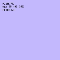 #C3B7FD - Perfume Color Image