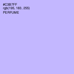 #C3B7FF - Perfume Color Image