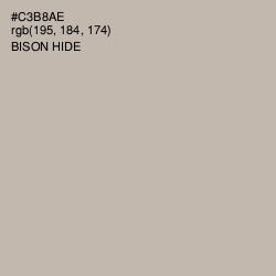 #C3B8AE - Bison Hide Color Image