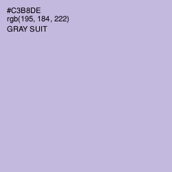 #C3B8DE - Gray Suit Color Image