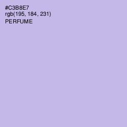 #C3B8E7 - Perfume Color Image