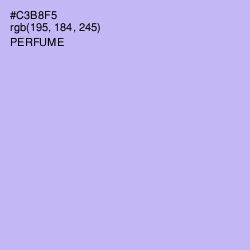 #C3B8F5 - Perfume Color Image