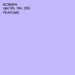 #C3B8FA - Perfume Color Image