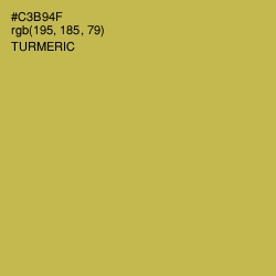 #C3B94F - Turmeric Color Image