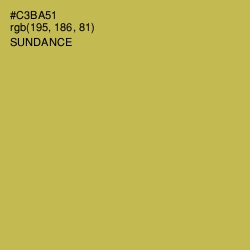 #C3BA51 - Sundance Color Image