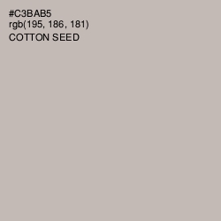#C3BAB5 - Cotton Seed Color Image