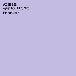 #C3BBE1 - Perfume Color Image