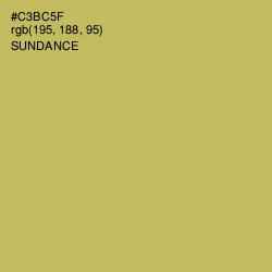 #C3BC5F - Sundance Color Image