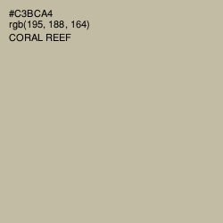 #C3BCA4 - Coral Reef Color Image