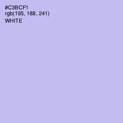 #C3BCF1 - Perfume Color Image