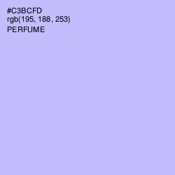 #C3BCFD - Perfume Color Image