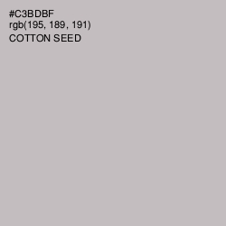 #C3BDBF - Cotton Seed Color Image