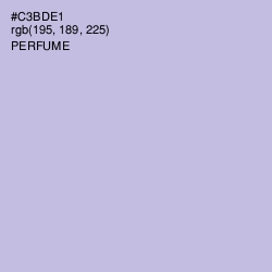 #C3BDE1 - Perfume Color Image