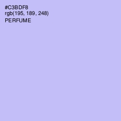 #C3BDF8 - Perfume Color Image