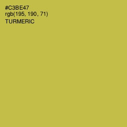 #C3BE47 - Turmeric Color Image