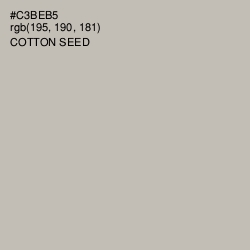 #C3BEB5 - Cotton Seed Color Image