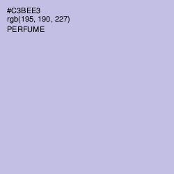 #C3BEE3 - Perfume Color Image