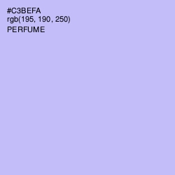 #C3BEFA - Perfume Color Image