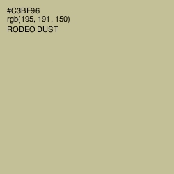 #C3BF96 - Rodeo Dust Color Image