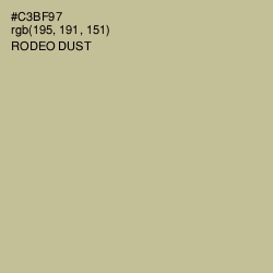 #C3BF97 - Rodeo Dust Color Image