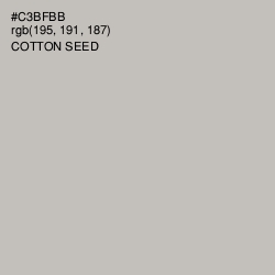 #C3BFBB - Cotton Seed Color Image