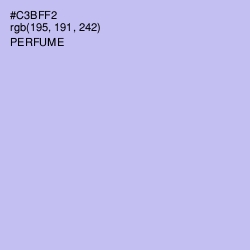 #C3BFF2 - Perfume Color Image