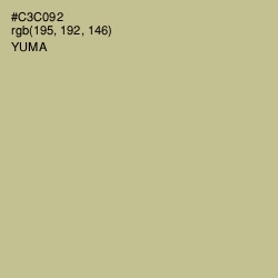 #C3C092 - Yuma Color Image