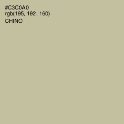 #C3C0A0 - Chino Color Image