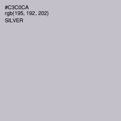 #C3C0CA - Silver Color Image