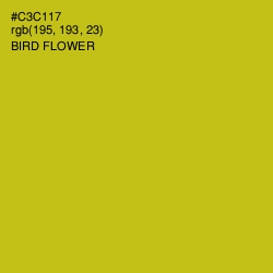 #C3C117 - Bird Flower Color Image