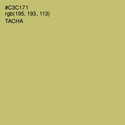 #C3C171 - Tacha Color Image