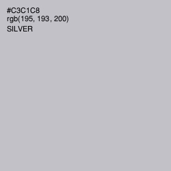 #C3C1C8 - Silver Color Image