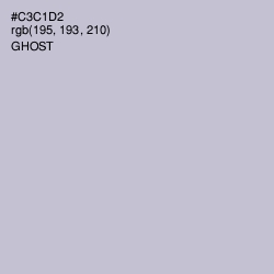 #C3C1D2 - Ghost Color Image