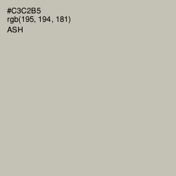 #C3C2B5 - Ash Color Image