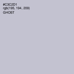 #C3C2D1 - Ghost Color Image